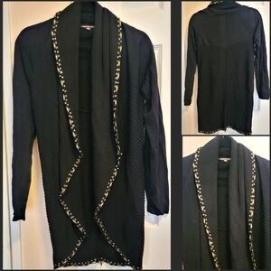 Adrienne Vittadini black cardigan L